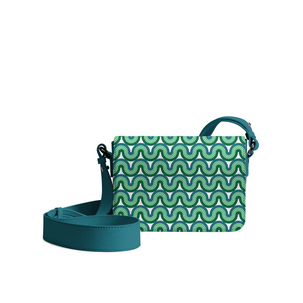 

DailyObjects Wavey Green Sol Box Shoulder Bag