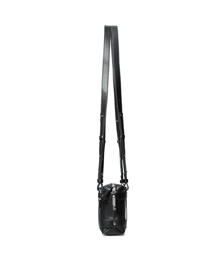 Grease Black Cage Crossbody Bag