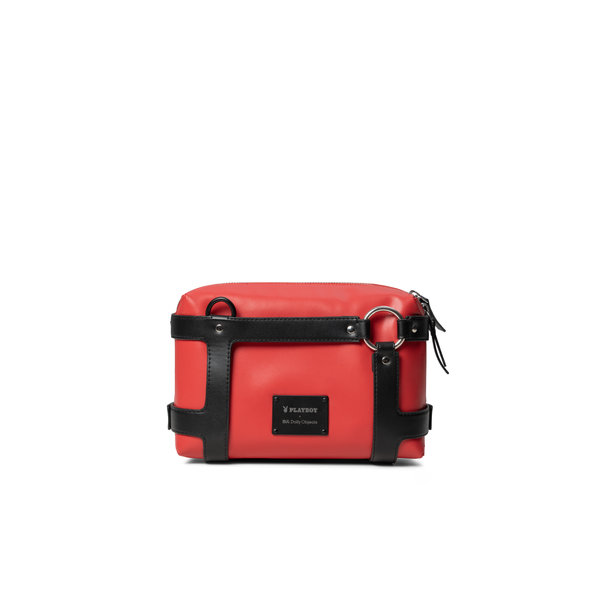 

Hot Red Cage Crossbody Bag