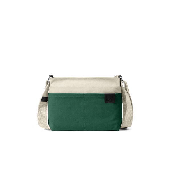 

Ivory-Forest Green Sunday Crossbody Bag