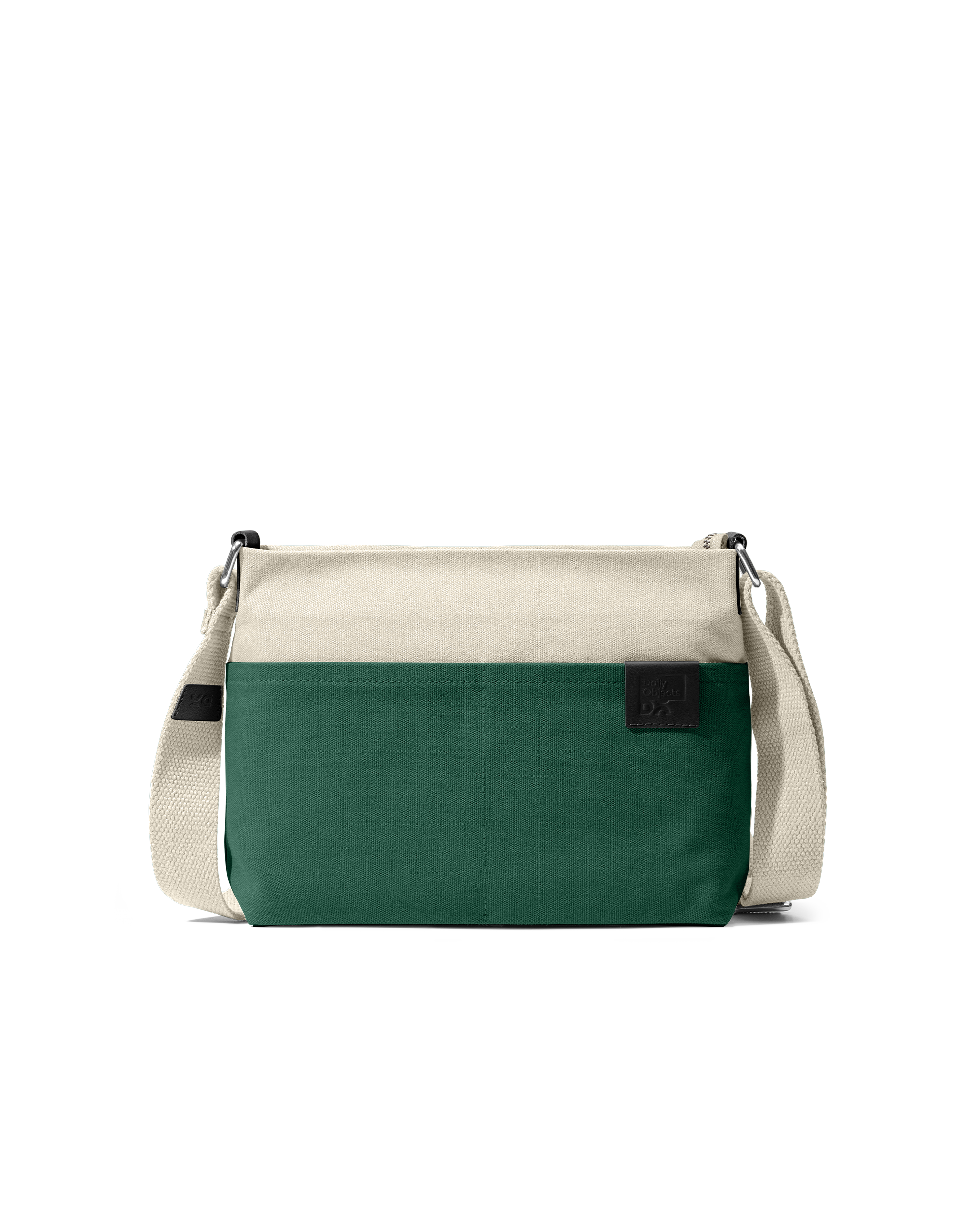 Ivory-Forest Green Sunday Crossbody Bag