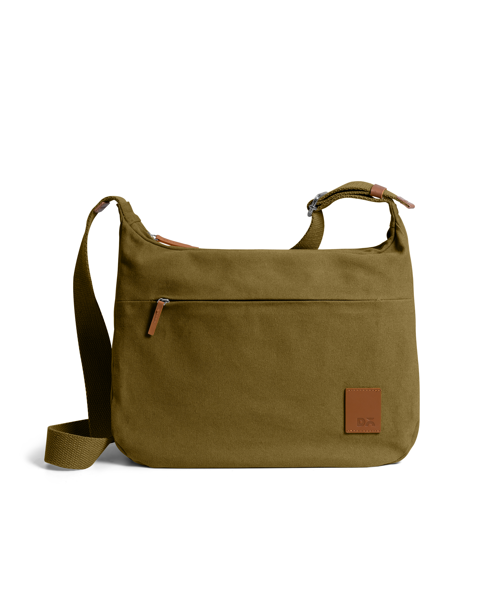 Olive Green March Crossbody Bag Large