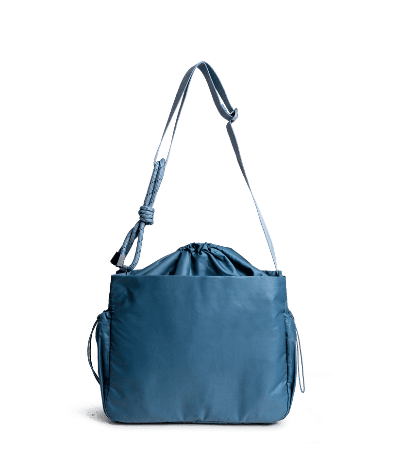 Light blue satchel handbag top
