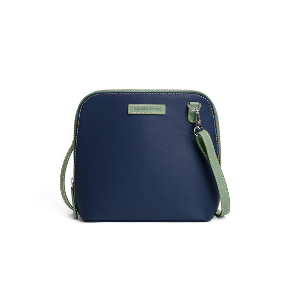 

Space Blue Trapeze Crossbody Bag