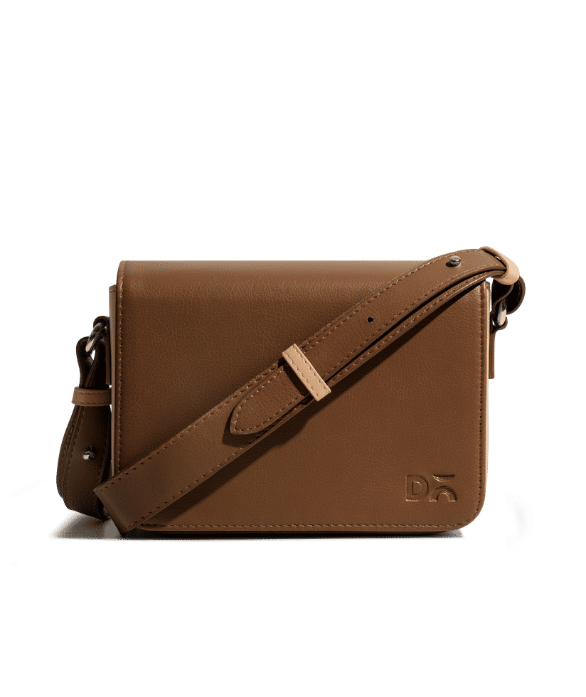 Walnut Brown - Sol Box Shoulder Bag Buy At DailyObjects