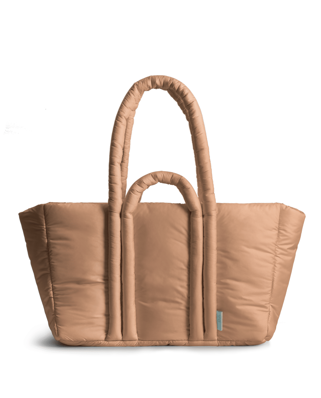 Brown Puft Oversized Tote