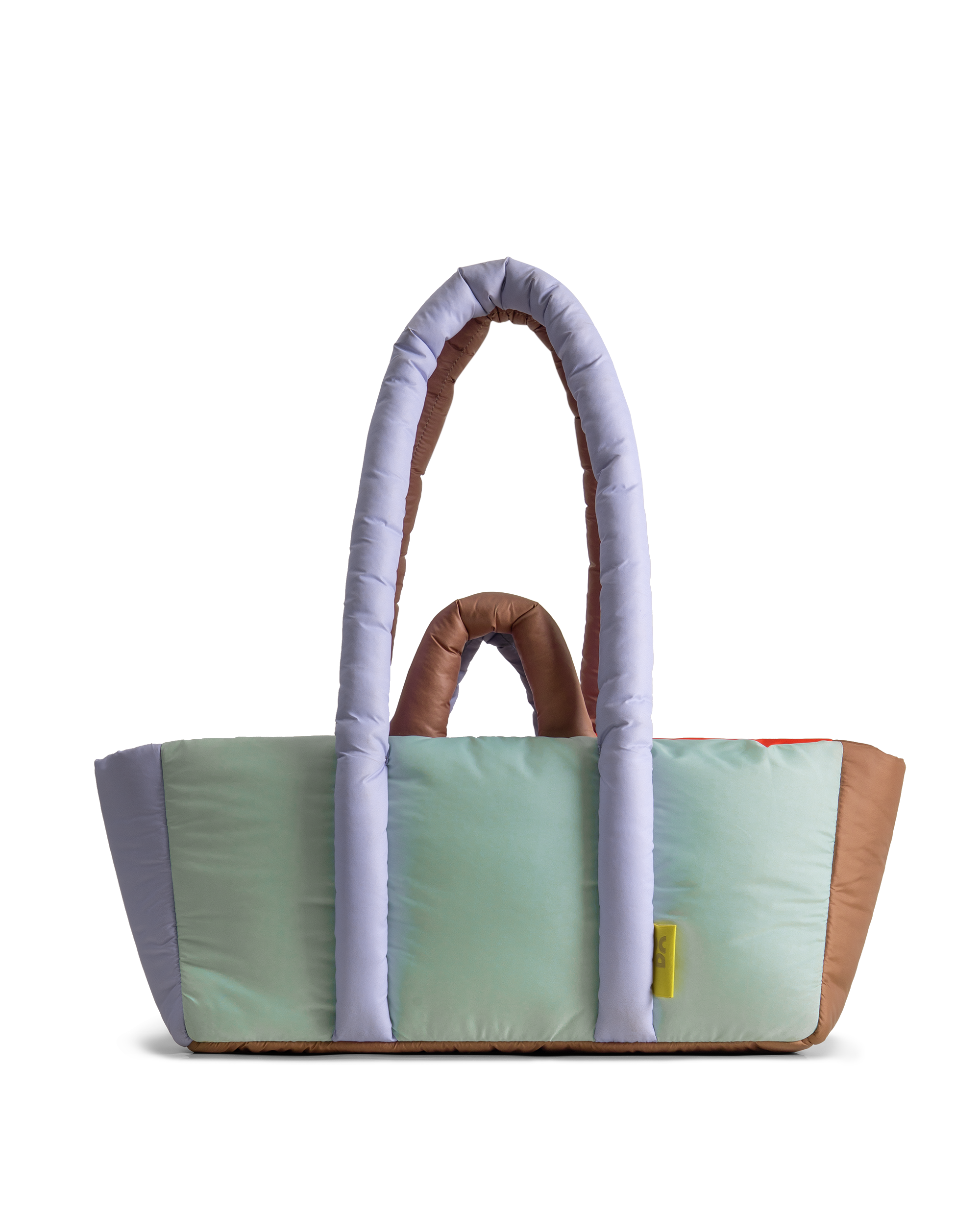 Colourblock Puft Baguette Bag