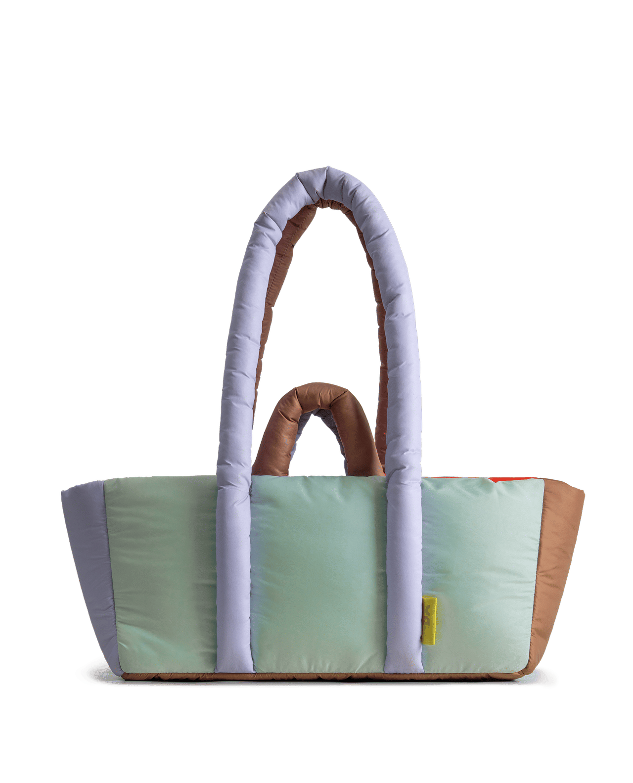 Colourblock Puft Baguette Bag