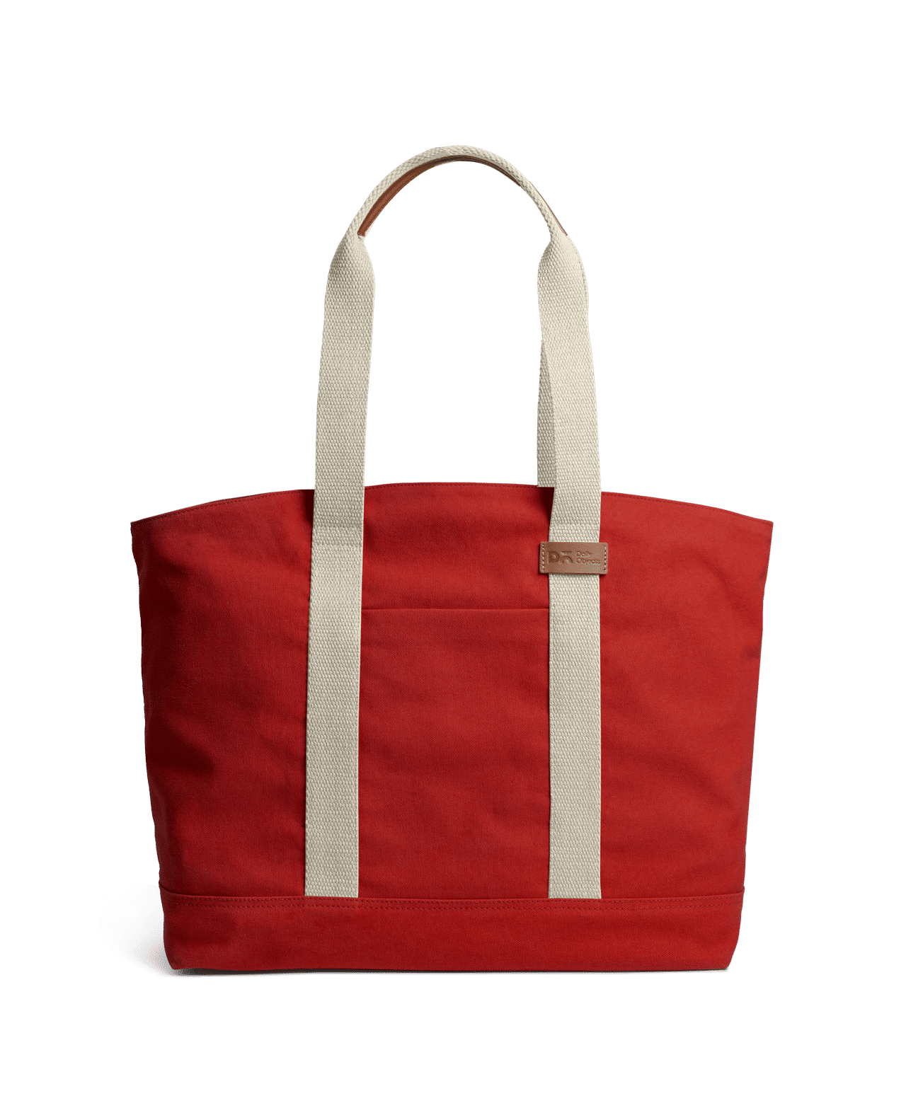 Crimson Red Field Tote Bag