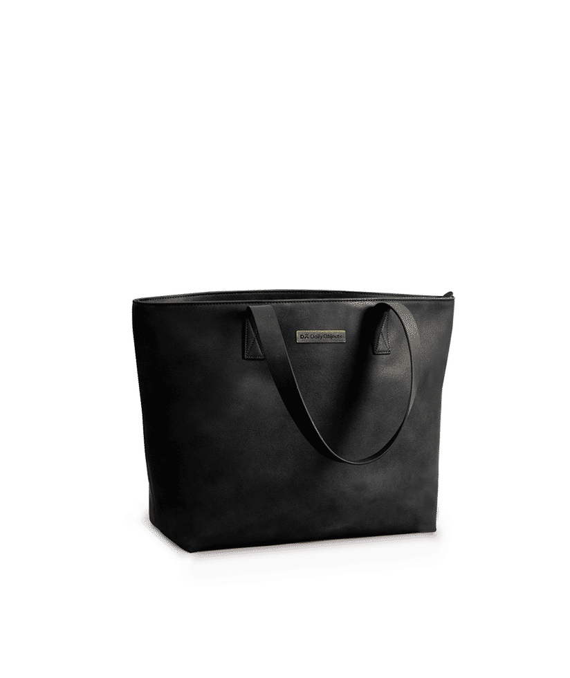 Vegan black hotsell tote bag