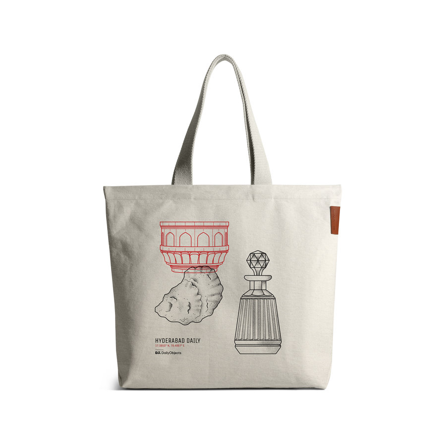 

DailyObjects Hyderabad City Tote Bag