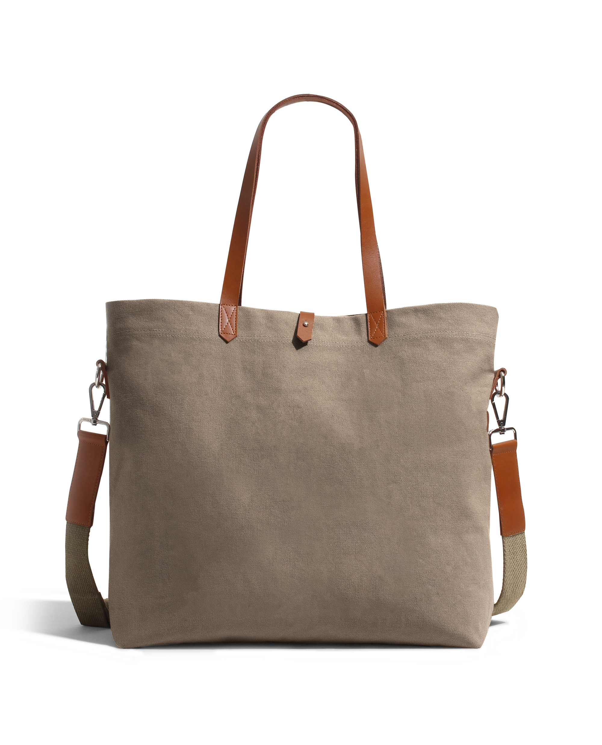 Khaki Beige Buoy Tote Bag