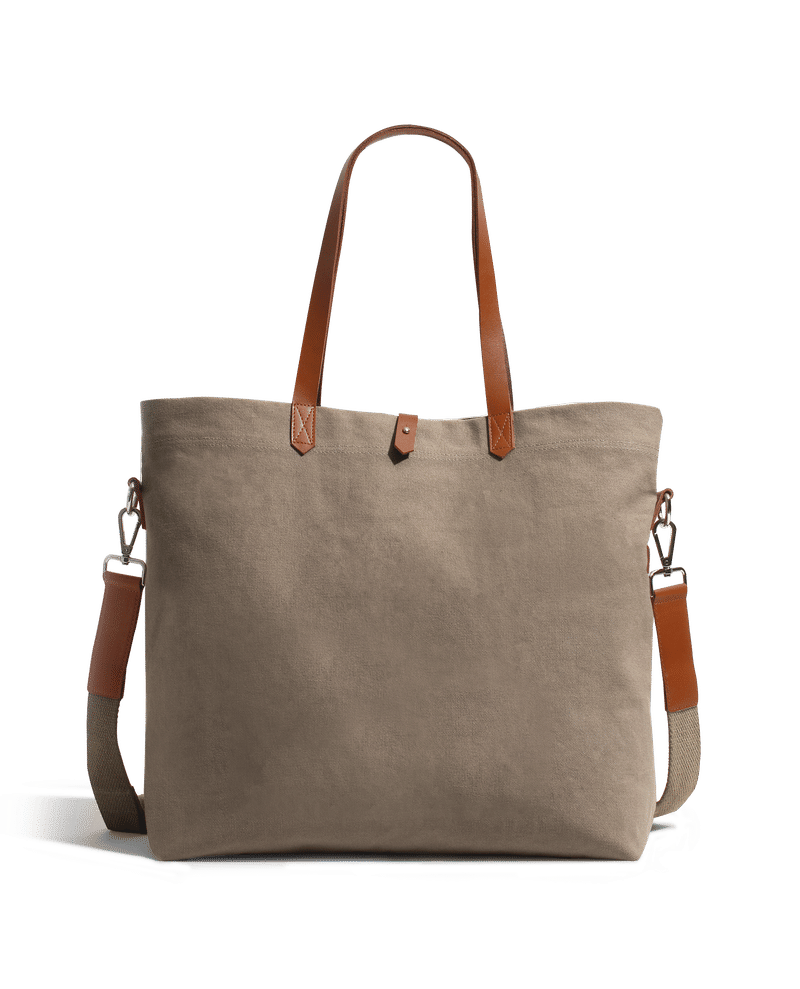 Khaki Beige Buoy Tote Bag