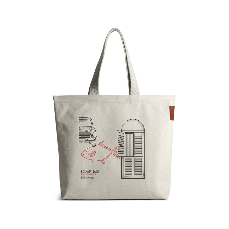 

DailyObjects Kolkata City Tote Bag