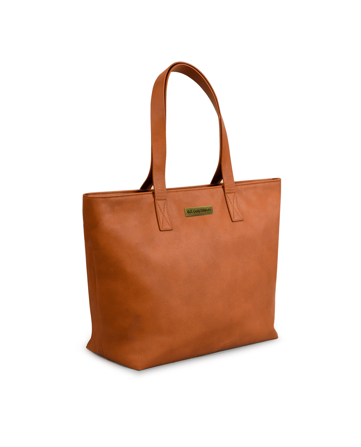 Tan Multi Compartment Shoulder Tote Bag