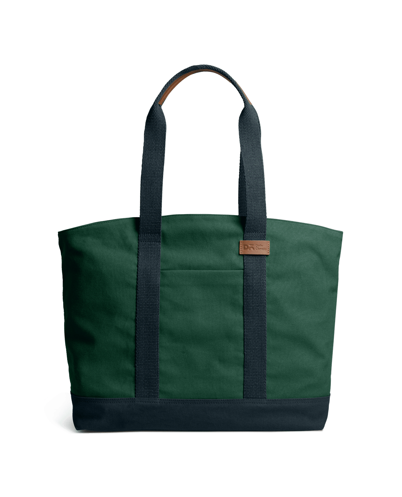 Forest Green-Navy Field Tote Bag