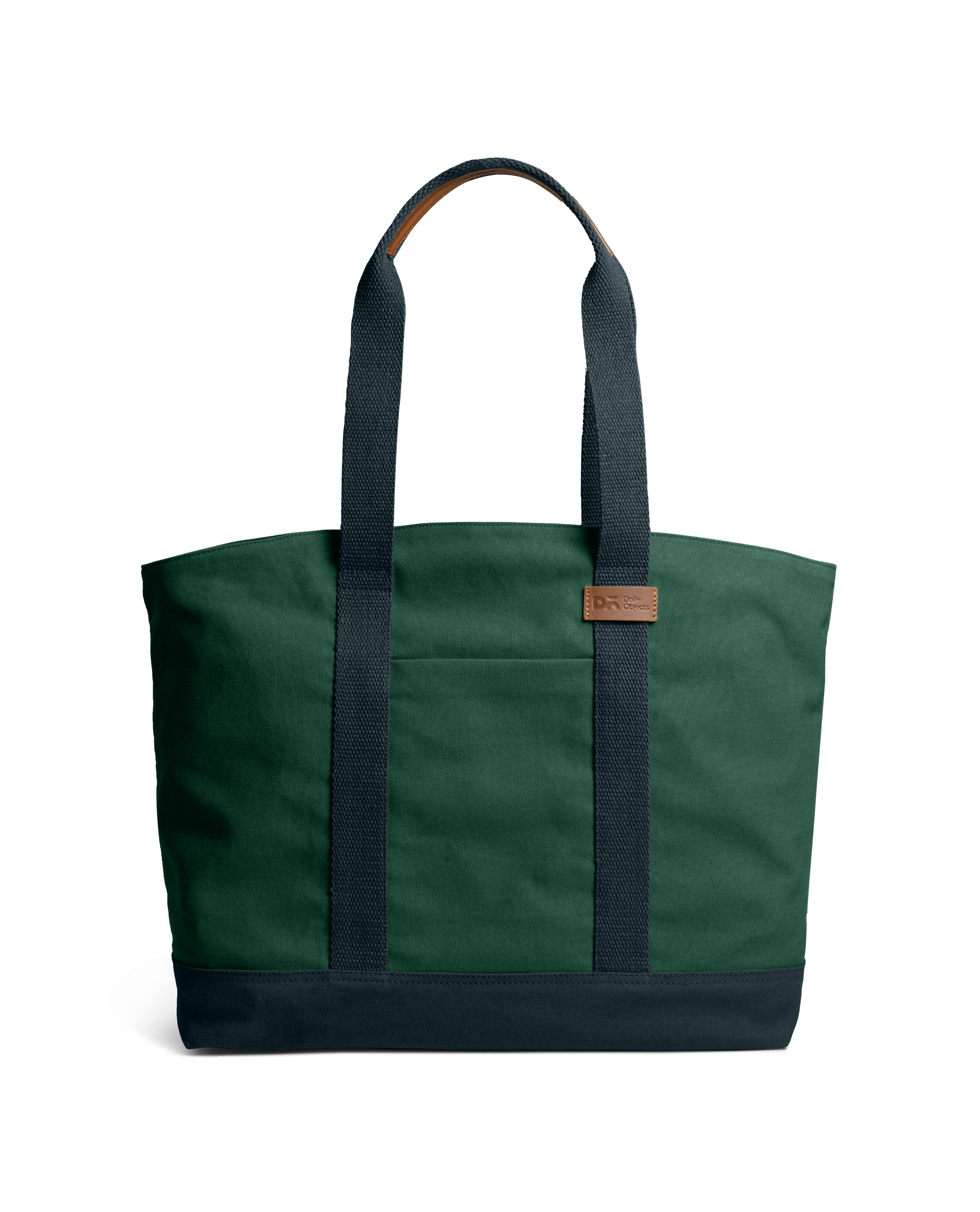 Forest Green-Navy Field Tote Bag