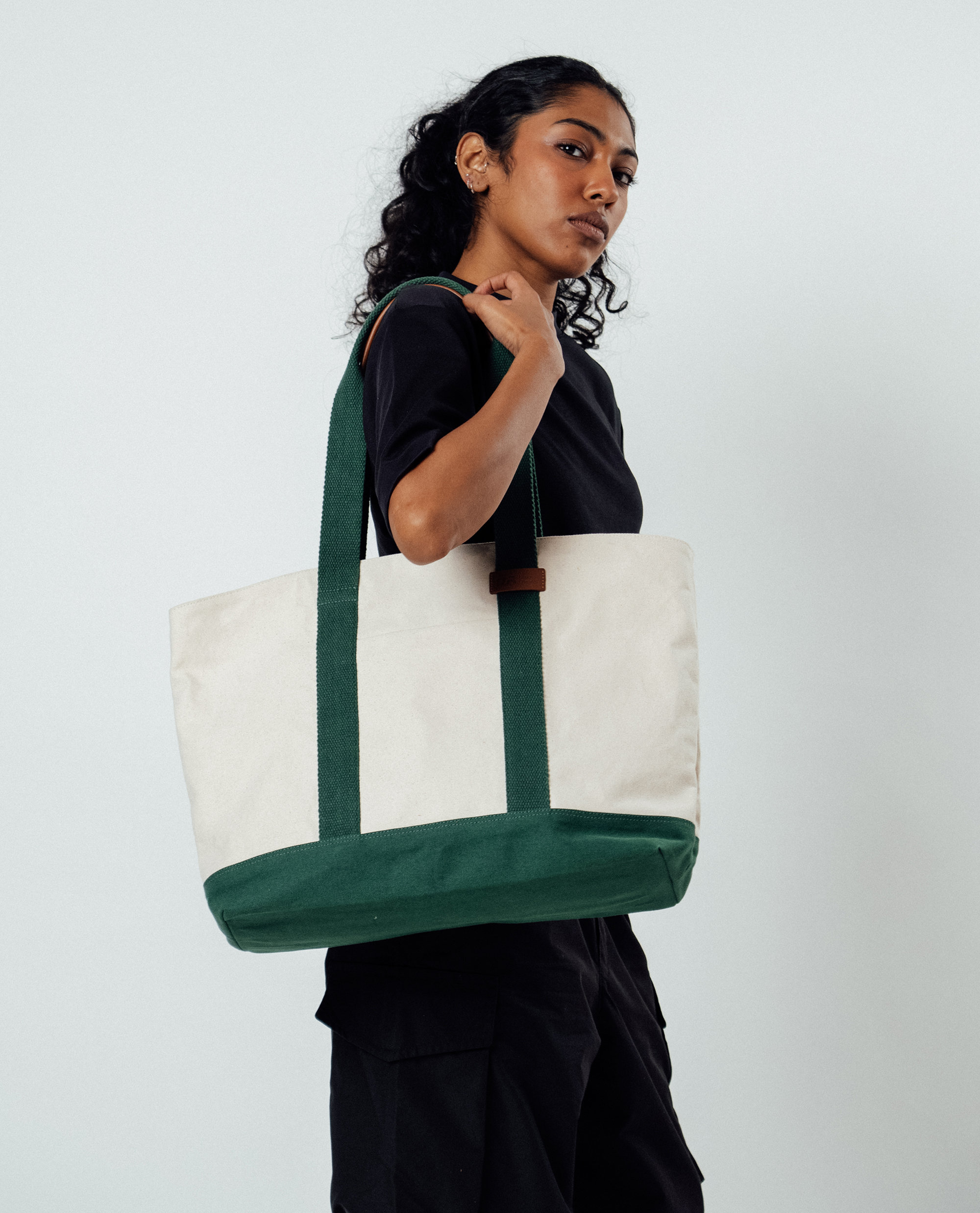 ★GLOWNY★ EVERYDAY G TOTE BAG IVORY GY24BBG002IV EVERYDAY G TOTE BAG (IVORY) - GLOWNY