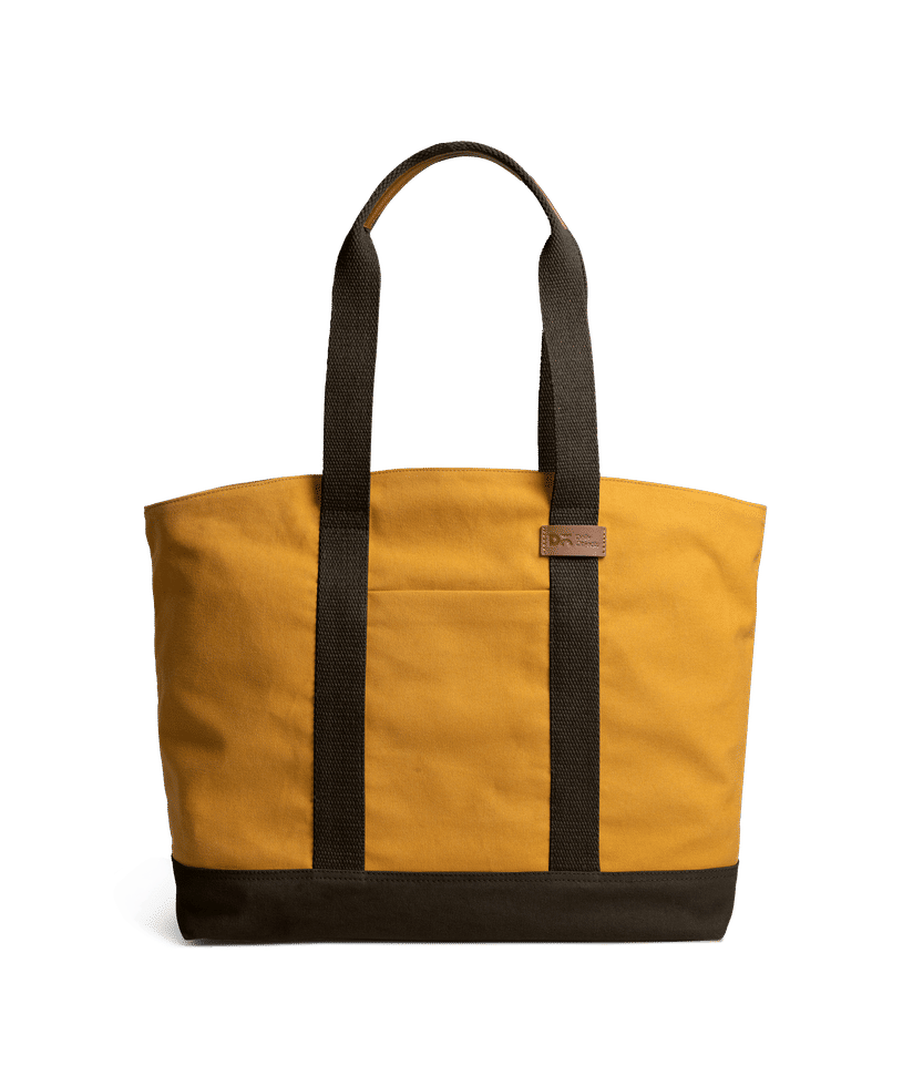 Mustard-Clove Field Tote Bag Buy At DailyObjects