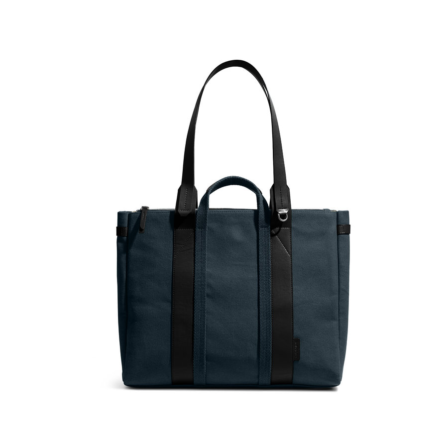 

Navy-Black System Tote Bag