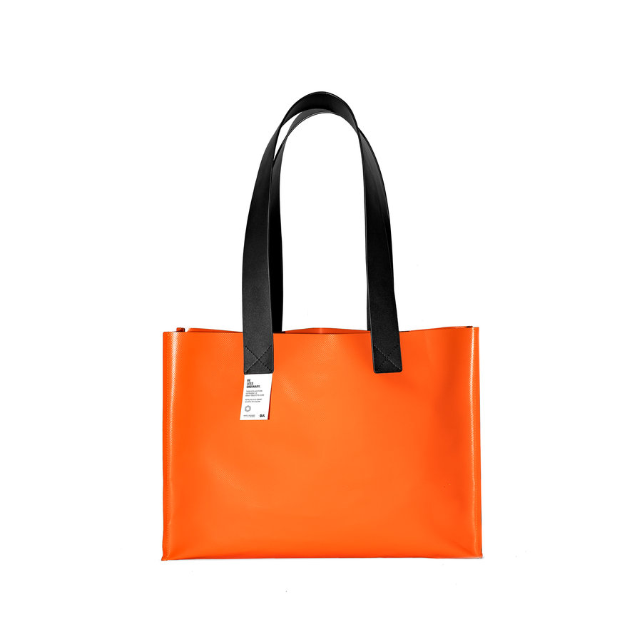 

Orange Sidewalk Tote Bag Large