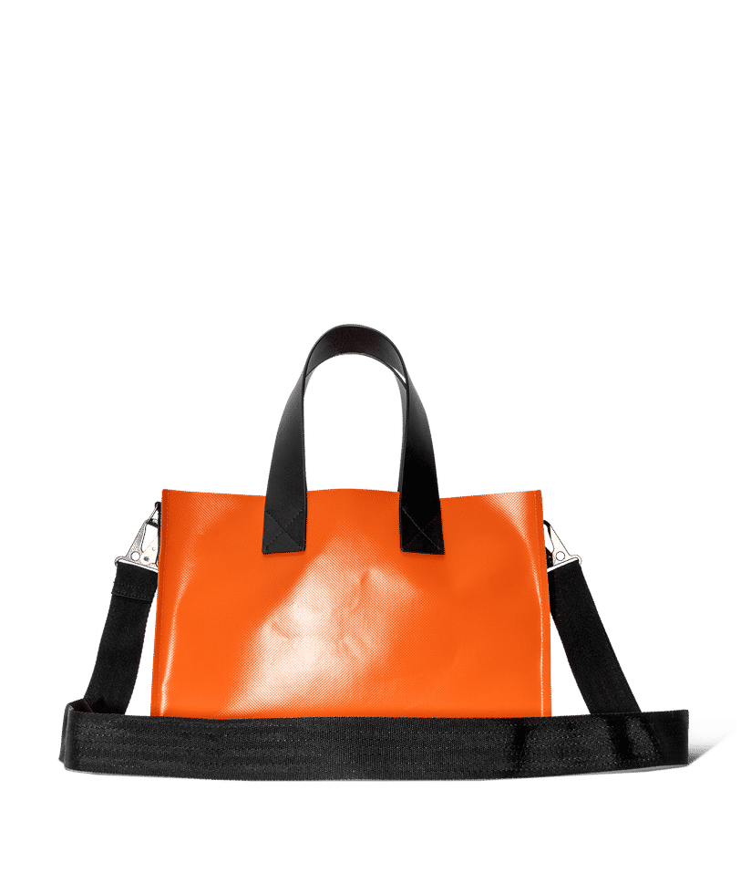 Orange and black tote 2025