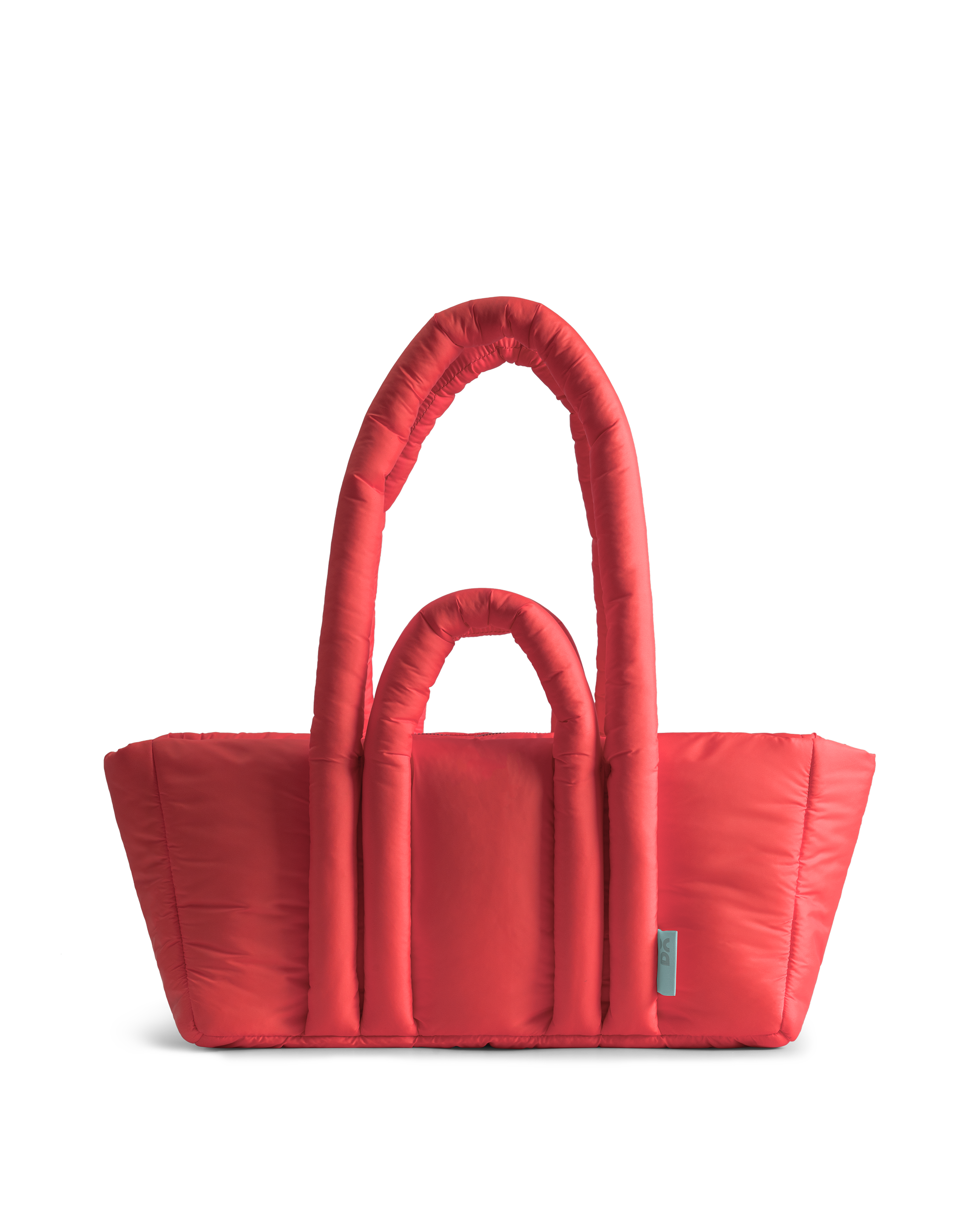 Red Puft Baguette Bag