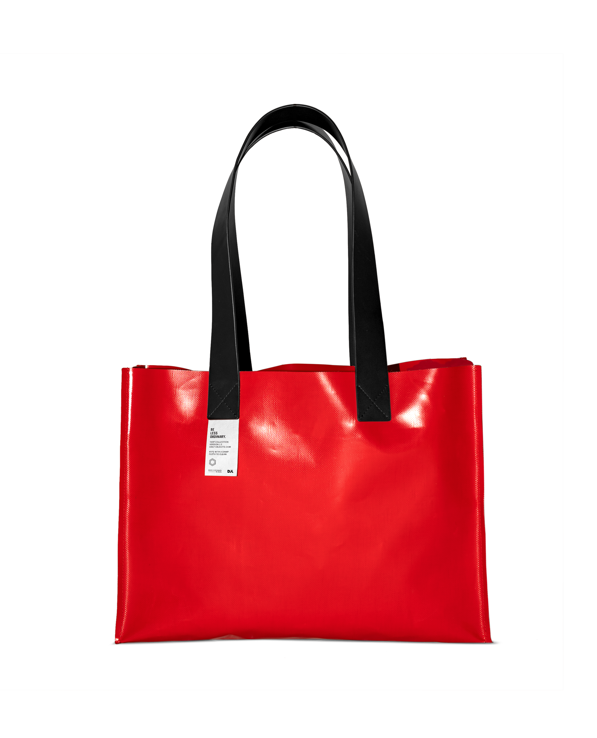 Red large tote best sale bag