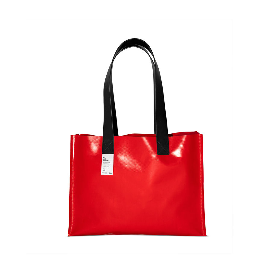 

Red Sidewalk Tote Bag Large