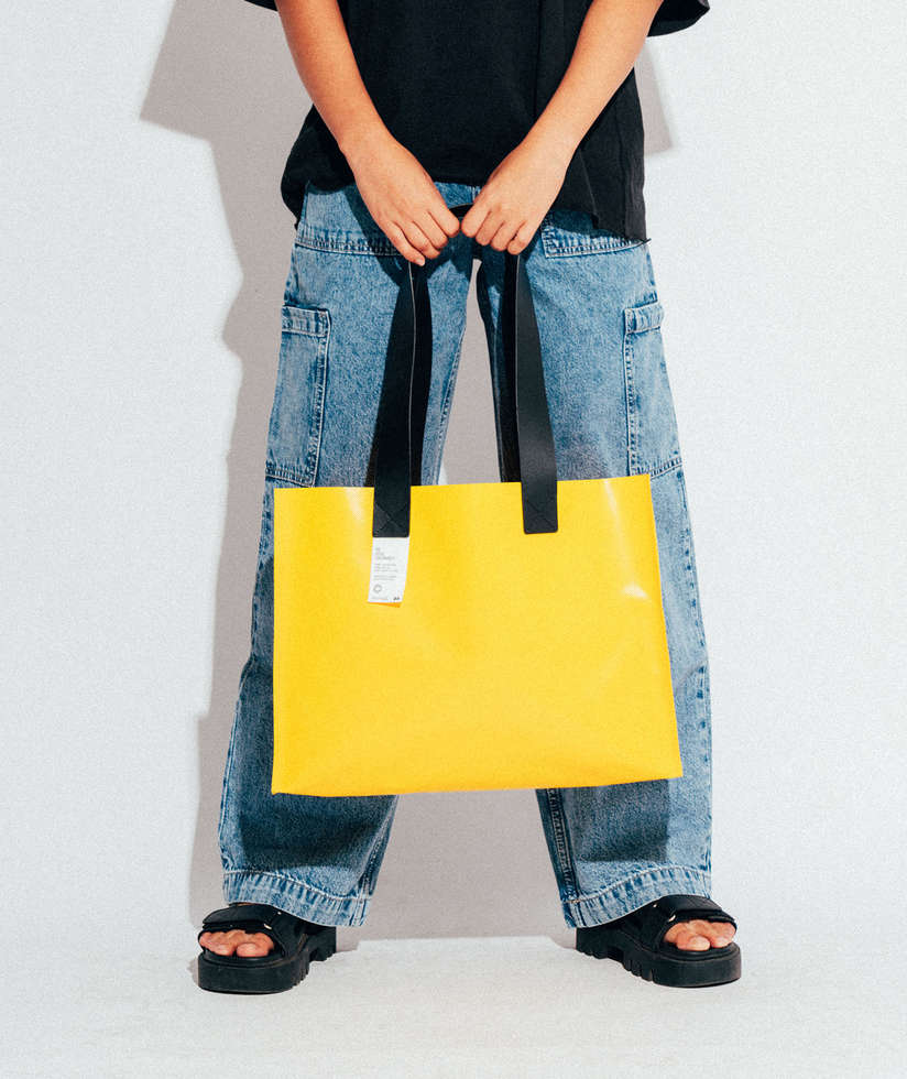 Olive-Yellow System Tote Buy At DailyObjects