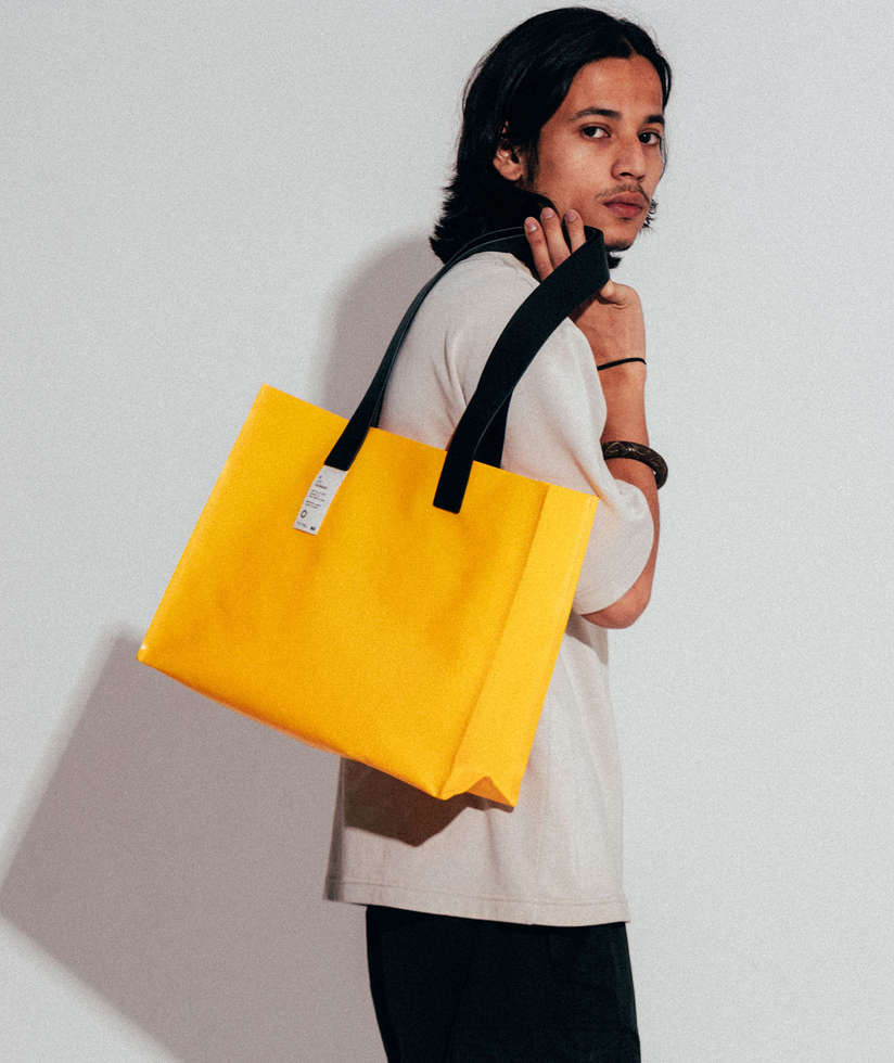 Olive-Yellow System Tote Buy At DailyObjects
