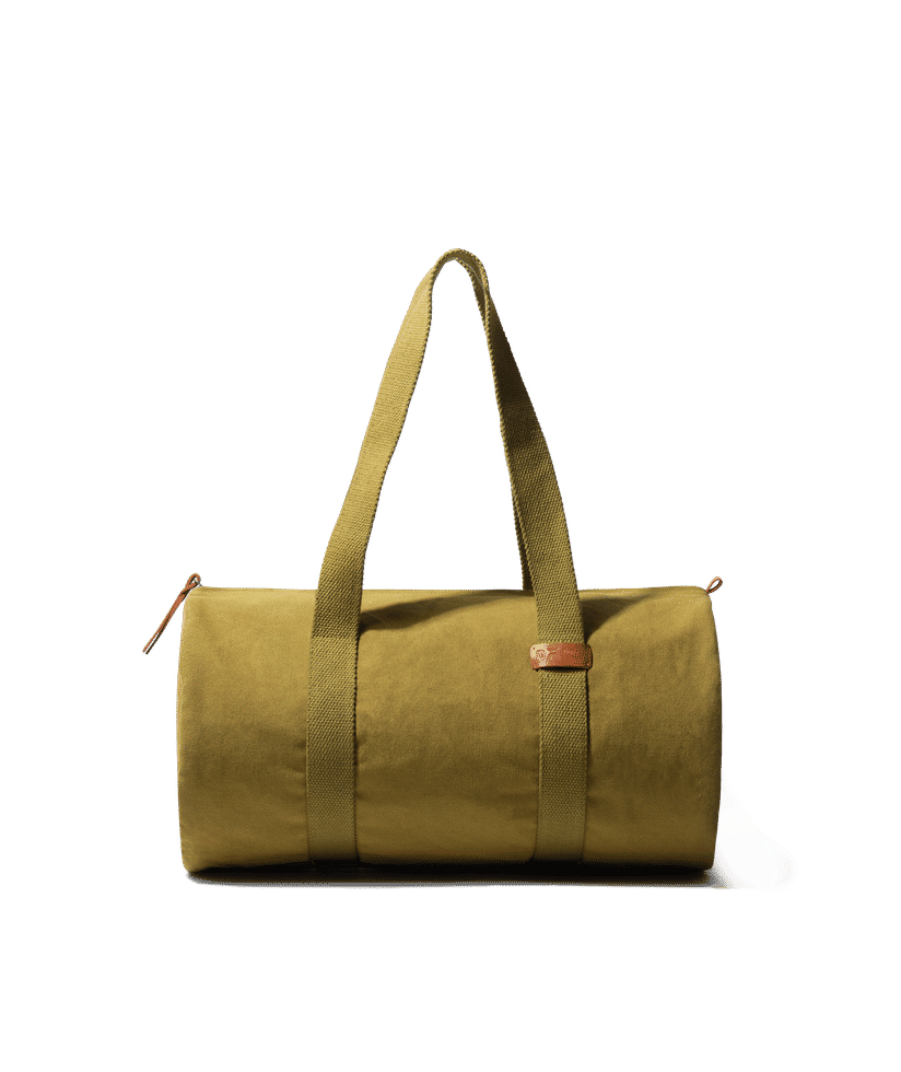 Olive green duffle bag on sale