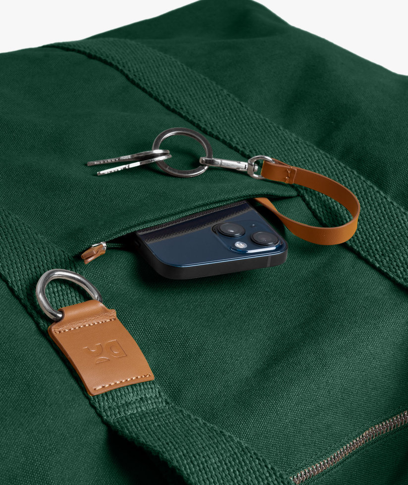 Forest Green Field Duffle Bag