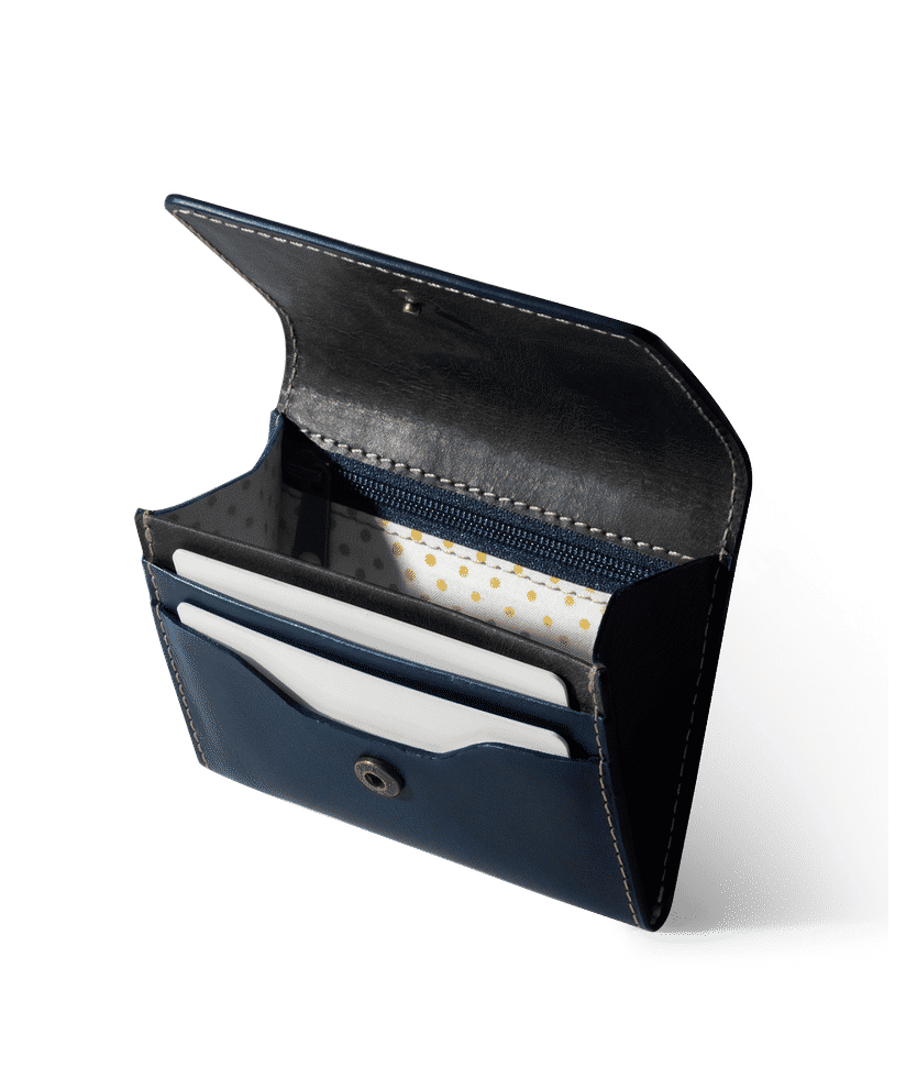 Flip card wallet store