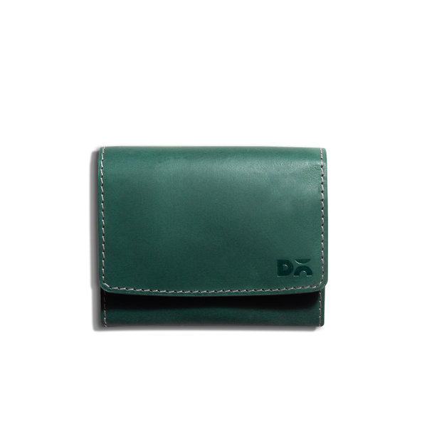 

Forest Green Fliptop Leather Cash & Card Wallet