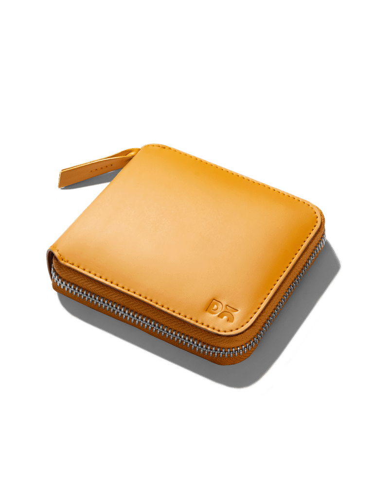 Chrome Yellow Vegan Leather Zip Wallet Buy At DailyObjects