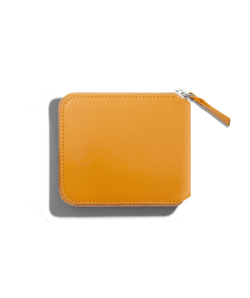 Chrome Yellow Vegan Leather Zip Wallet Buy At DailyObjects