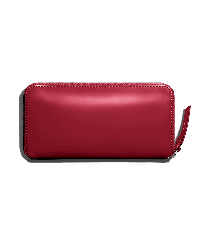 DailyObjects Maroon Feathers Women's Wallet | Made with Vegan Leather Material | Carefully Handcrafted | Holds up to 8 Cards | Slim and Easy to Fit