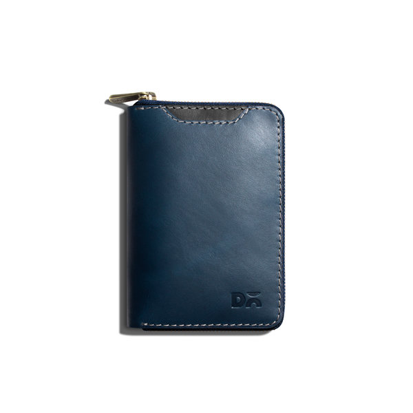 

DailyObjects Deep Navy Zip-Around Leather Wallet