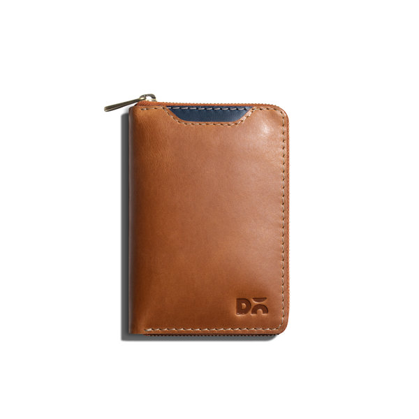 

DailyObjects Cider Brown Zip-Around Leather Wallet