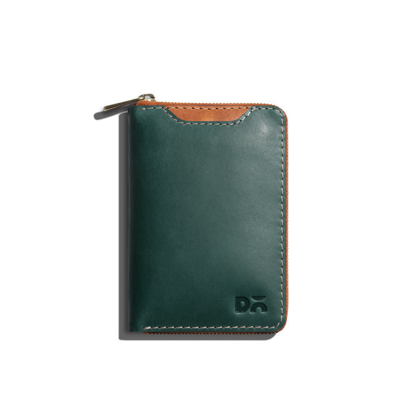 

DailyObjects Forest Green Zip-Around Leather Wallet