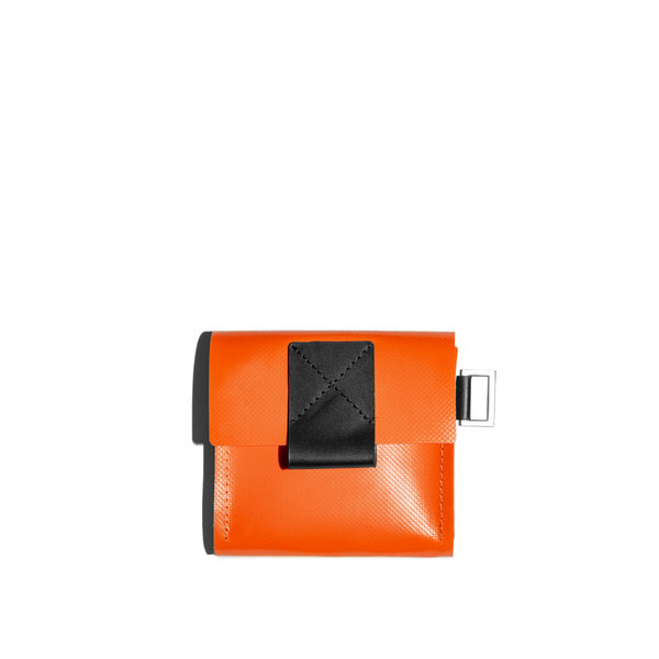 

Orange Saddle Wallet
