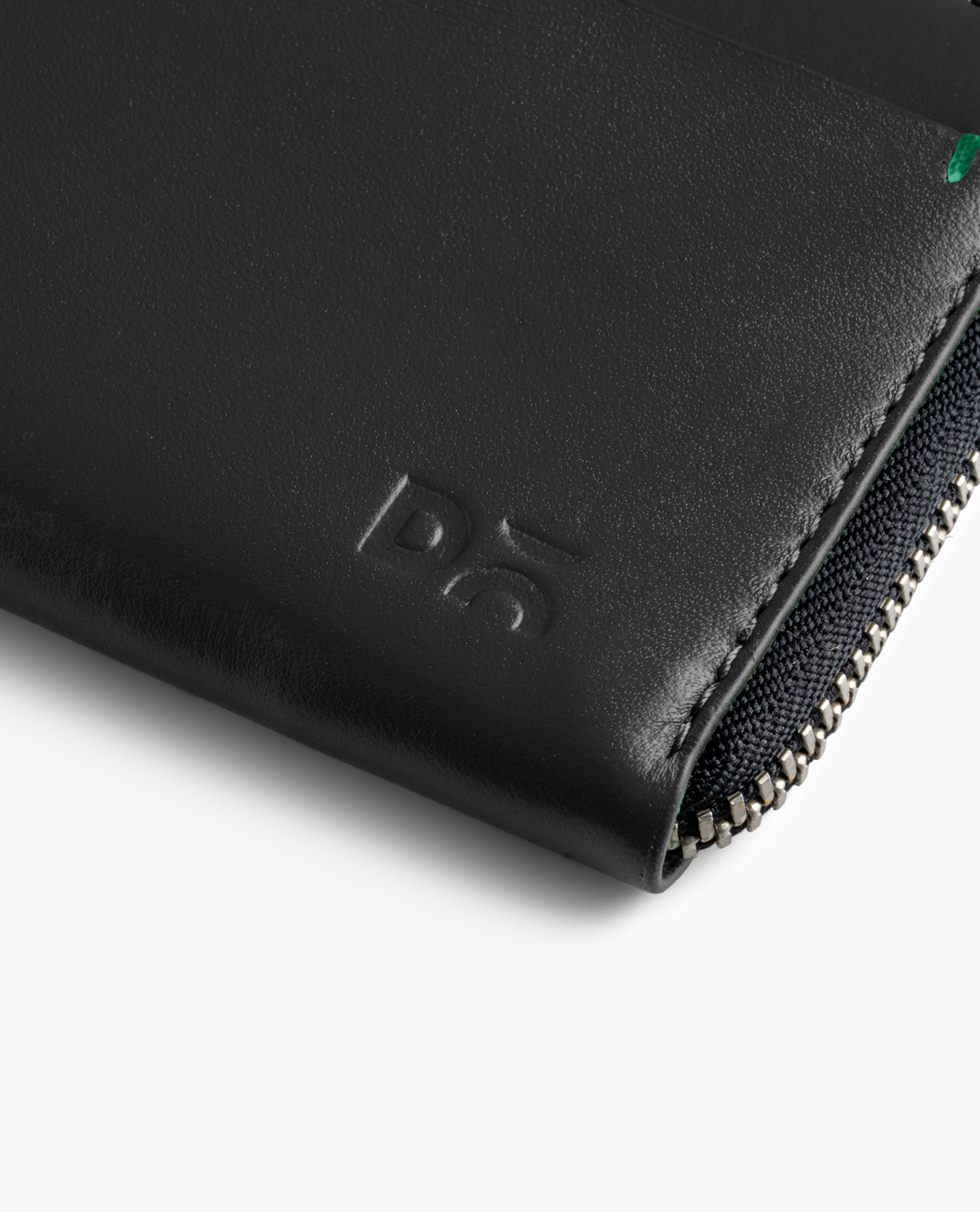 Black Even L-Zip Wallet — DailyObjects