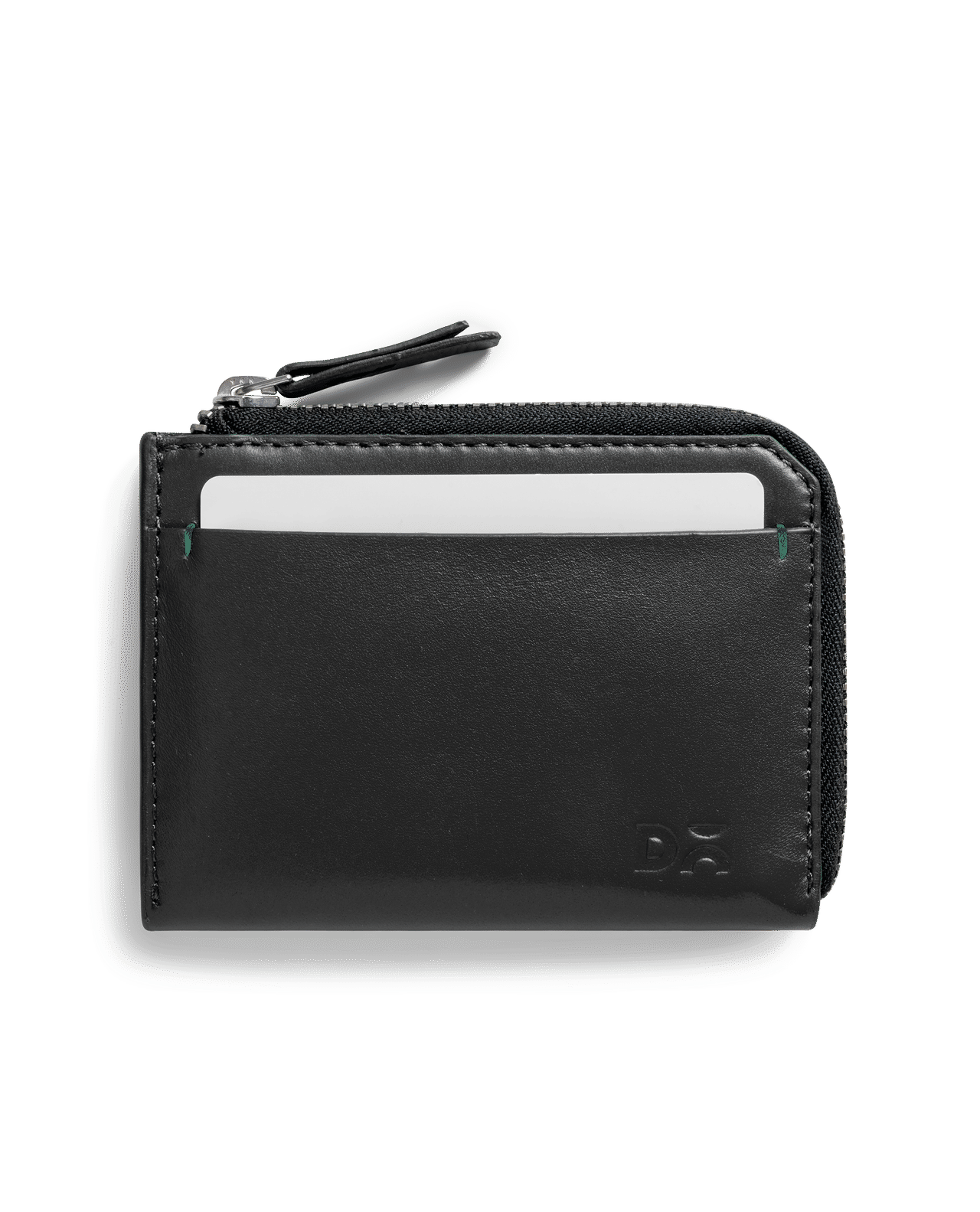 Black Even L-Zip Wallet