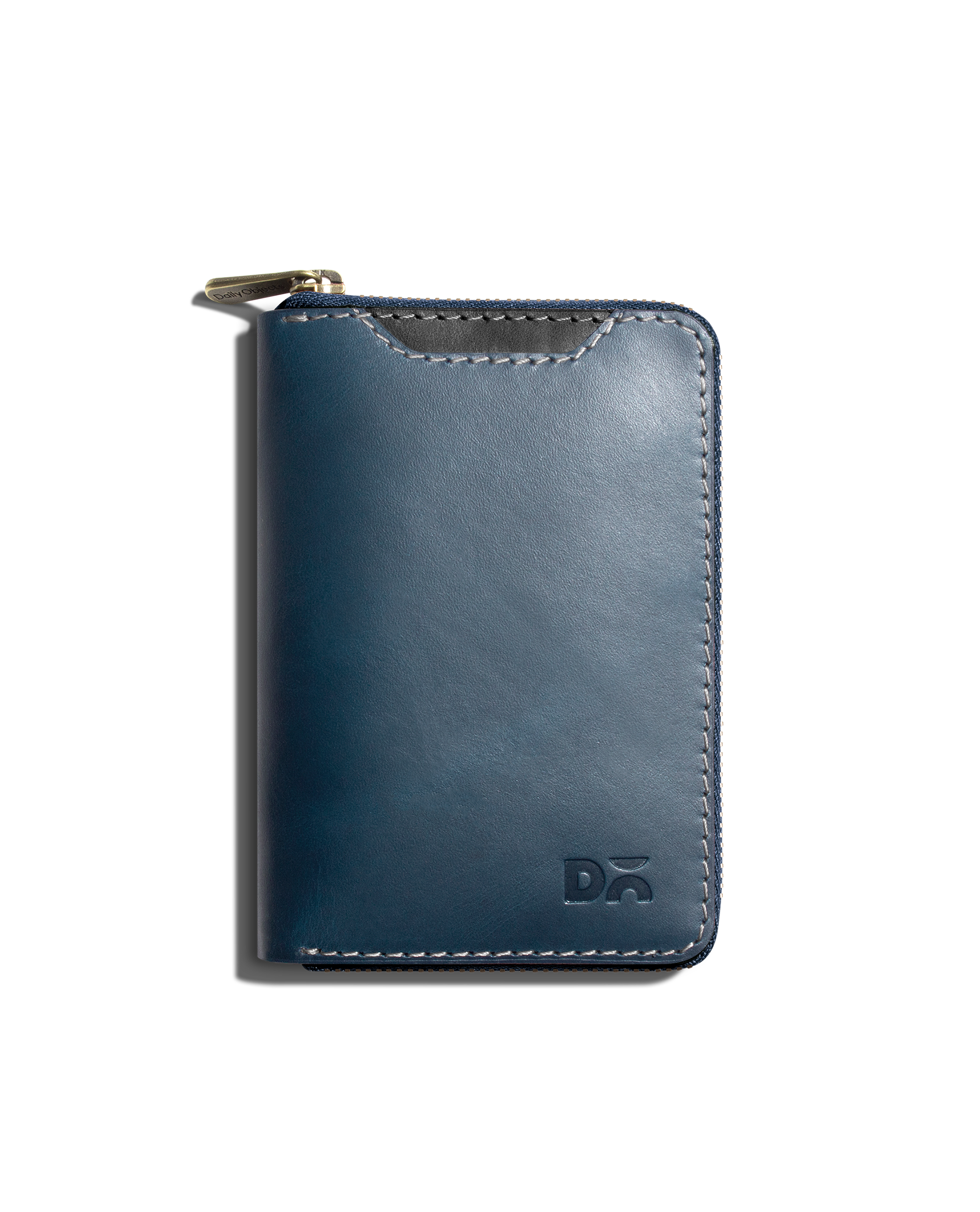 DailyObjects Deep Navy Zip-Around Leather Wallet Buy At DailyObjects
