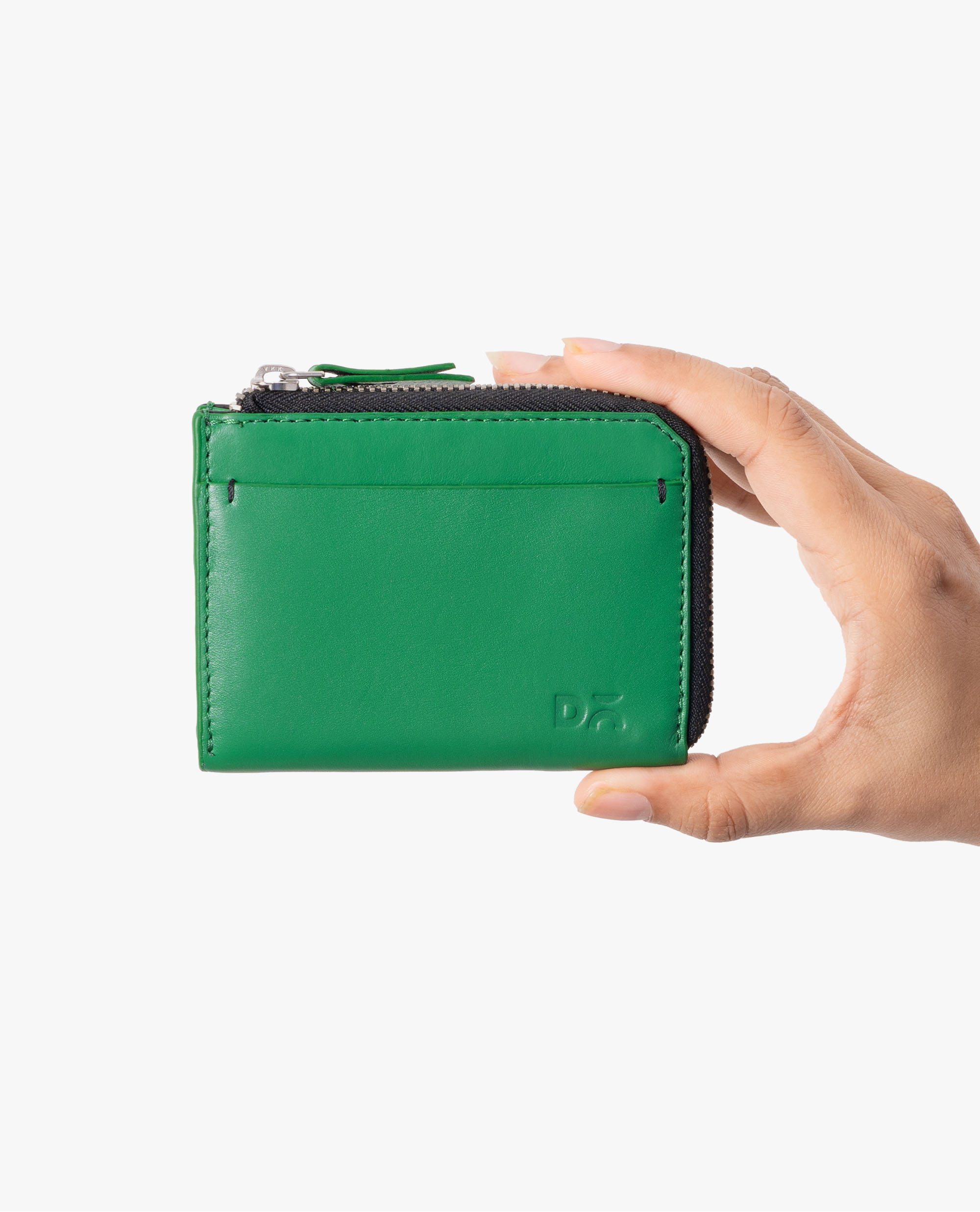 ★DE MERIEL★ Volume Wallet BagVivid Green VOLUME WALLET Green Even L-Zip Wallet Buy At DailyObjects