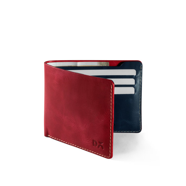 

Scarlet Red UrbanGentleman Leather Men's Wallet