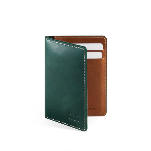 

DailyObjects Forest Green Log Bi-Fold Leather Wallet