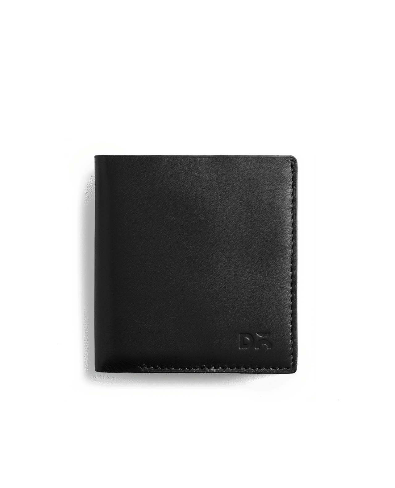 Black Even Leatherite Bi-Fold Wallet
