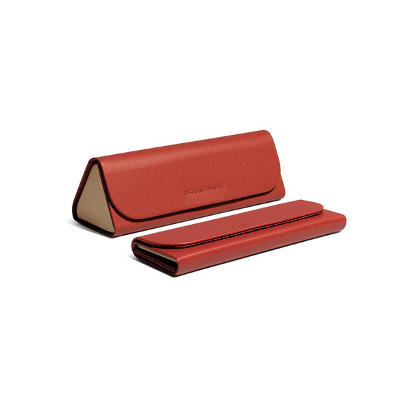 

DailyObjects Terracotta Red - Foldaway Slim Eyewear/Sunglass Case